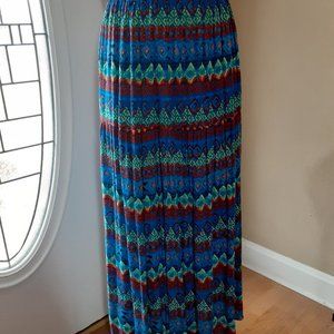 VTG BOHO Hippie Style NEW DIRECTIONS SKIRT Size M
